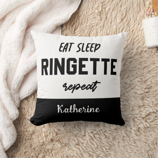 カスタム食べSLEEP RINGETTEリピーター クッション (ブランケット)