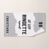 カスタム食べSLEEP RINGETTEリピーター ハンドタオル (ハンドタオル)