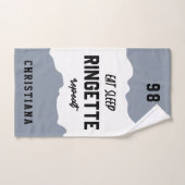 カスタム食べSLEEP RINGETTEリピーター ハンドタオル (ハンドタオル)