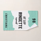 カスタム食べSLEEP RINGETTEリピーター ハンドタオル (ハンドタオル)