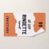 カスタム食べSLEEP RINGETTEリピーター ハンドタオル (ハンドタオル)