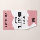 カスタム食べSLEEP RINGETTEリピーター ハンドタオル (ハンドタオル)