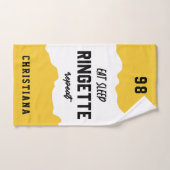 カスタム食べSLEEP RINGETTEリピーター ハンドタオル (ハンドタオル)