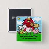 カスタム飼育動物ボタン 缶バッジ (正面&裏面)