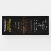 カスタム養蜂蜜メニュー 横断幕 (横)