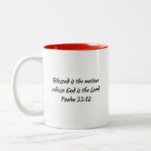 カスタム香港国旗 ツートーンマグカップ (左)