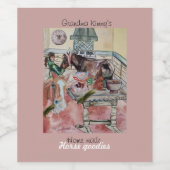 カスタム馬のグッズのラベルの招待状 ワインラベル (シングルラベル)