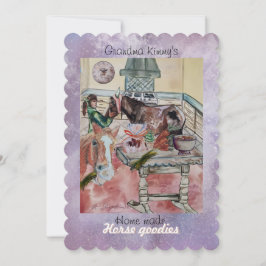 カスタム馬のグッズのラベルの招待状 招待状