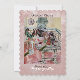 カスタム馬のグッズのラベルの招待状 招待状