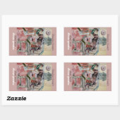 カスタム馬のグッズのラベルの招待状 長方形シール (シート)