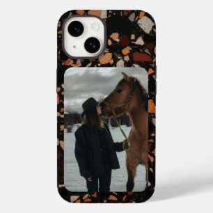 カスタム馬の写真の馬術テラッツォ模様 Case-Mate iPhone 14ケース