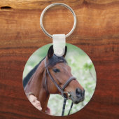 カスタム馬写真 キーホルダー (正面)