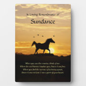 カスタム馬名記念 フォトプラーク (正面)