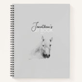 カスタム馬好き ノートブック (正面)