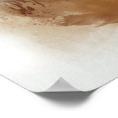 カスタム馬水彩壁画ポスター ポスター (角)