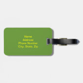 カスタム馬荷物札 ラゲッジタグ (裏面横)