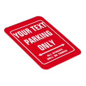 カスタム駐車専用標識おもしろい冷蔵庫用マグネット マグネット (右側)