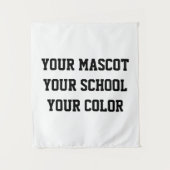 カスタム高校スピルトハウスフラグ タペストリー (正面)