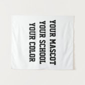 カスタム高校スピルトハウスフラグ タペストリー (正面(横))