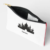 カスタム魔法モノグラムのキャッスル アクセサリーポーチ (見開き)