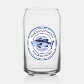 カスタム魚とタックルショップブルーフィッシャーマン ガラス缶 (裏面)