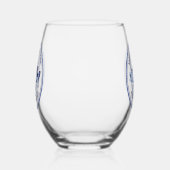 カスタム魚とタックルショップブルーフィッシャーマン ステムなしワイングラス (右)