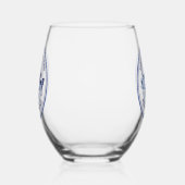 カスタム魚とタックルショップブルーフィッシャーマン ステムなしワイングラス (左)