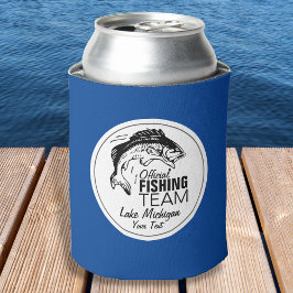 カスタム魚釣りビクールア |湖の名前 缶クーラー