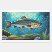 カスタム魚釣り包装紙 – ギフトパーソナライズされた品 ラッピングペーパーシート (正面3)