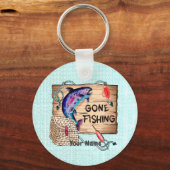 カスタム魚釣り キーホルダー (正面)
