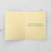 カスタム鮮やかDaffodil Still 考え Life's of You カード (内部)