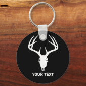 カスタム鹿狩りスカル キーホルダー (正面)