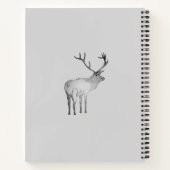 カスタム鹿 ノートブック (裏面)