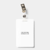 カスタム麻酔技術者レトロ麻酔技術 バッジ (裏面 （クリップ付）)