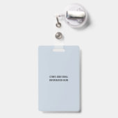 カスタム麻酔技術者レトロ麻酔技術 バッジ (伸縮クリップ付きの裏面)