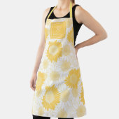 カスタム黄ひまわり エプロン (インサイチュ)