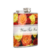 カスタム黄/赤/オレンジバラスキットル フラスク (右)