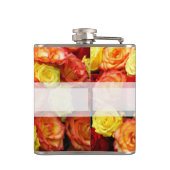 カスタム黄/赤/オレンジバラスキットル フラスク (裏面)