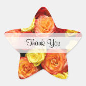カスタム黄・赤・オレンジバラ 星シール (正面)
