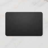 カスタム黒タクシー業務用カード 名刺 (裏面)