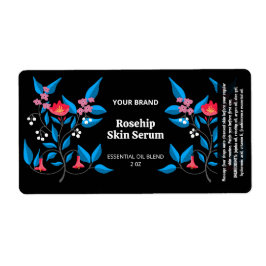 カスタム黒図解入りの、写真付きの製品ラベル ラベル