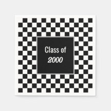 カスタム黒市松模様に懇親会