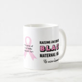 カスタム黒母体の健康 コーヒーマグカップ (正面右)