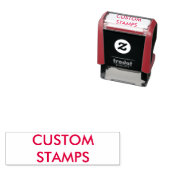 カスタム1パーソナライズされた.4インチx 0.4インチ自在筆印スタンプ セルフインキングスタンプ (インサイチュ)