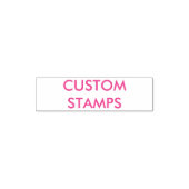 カスタム1パーソナライズされた.4インチx 0.4インチ自在筆印スタンプ セルフインキングスタンプ (デザイン)