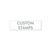 カスタム1パーソナライズされた.4インチx 0.4インチ自在筆印スタンプ セルフインキングスタンプ (デザイン)