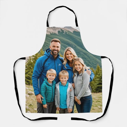 カスタム1フォトファミリー エプロン (正面)