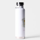 カスタム1年生先生ホワイトノートブックスクール ウォーターボトル (右面)