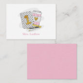 カスタム1級先生ホワイトノートブ感謝していック ノートカード (正面/裏面)