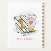 カスタム1級先生ホワイトノートプランナー プランナー手帳 (裏面)